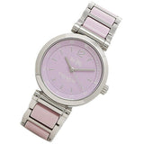 Coach Tristent Purple Dial Two Tone Steel Strap Watch for Women - 14502461 Authentic Buy Shop Now