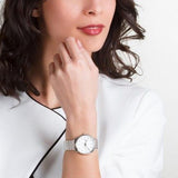 Fossil Tailor Silver Dial Silver Steel Strap Watch for Women - ES3712 Authentic Buy Shop Now