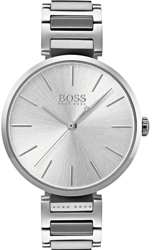 Hugo Boss Allusion Quartz Silver Dial Silver Steel Strap Watch For Women - 1502414 Authentic Buy Shop Now