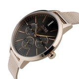 Hugo Boss Symphony Grey Dial Gold Mesh Bracelet Watch for Women - 1502424 Authentic Buy Shop Now