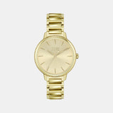 Hugo Boss Signature Gold Dial Gold Steel Strap Watch for Women - 1502541 Authentic Buy Shop Now