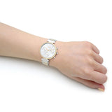Hugo Boss Flawless Silver Dial Two Tone Steel Strap Watch for Women - 1502550 Authentic Buy Shop Now