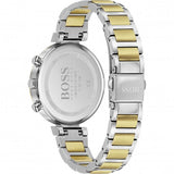 Hugo Boss Flawless Silver Dial Two Tone Steel Strap Watch for Women - 1502550 Authentic Buy Shop Now