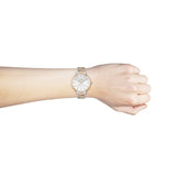 Hugo Boss Signature Silver Dial Two Tone Steel Strap Watch for Women - 1502567 Authentic Buy Shop Now
