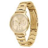 Hugo Boss Prima Gold Dial Gold Steel Strap Watch for Women - 1502572 Authentic Buy Shop Now