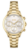 Hugo Boss Hera White Dial Gold Steel Strap Watch for Women - 1502628 Authentic Buy Shop Now