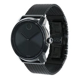 Movado Bold Black Dial Black Mesh Bracelet Watch For Men - 3600261 Authentic Buy Shop Now