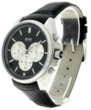 Hugo Boss Driver Black Dial Black Leather Strap Watch for Men - 1512879 Authentic Buy Shop Now