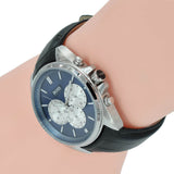 Hugo Boss Driver Blue Dial Black Leather Strap Watch for Men - 1512882 Authentic Buy Shop Now