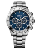 Hugo Boss Ikon Blue Dial Silver Steel Strap Watch for Men - 1512963 Authentic Buy Shop Now