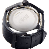 Hugo Boss Aeroliner Black Dial Black Leather Strap Watch For Men - 1513083 Authentic Buy Shop Now