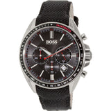 Hugo Boss Driver Black Dial Black Leather Strap Watch for Men -1513087 Authentic Buy Shop Now