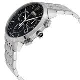 Hugo Boss Associate Black Dial Silver Steel Strap Watch for Men - 1513267 Authentic Buy Shop Now