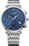 Hugo Boss Associate Blue Dial Silver Steel Strap Watch for Men - 1513269 Authentic Buy Shop Now