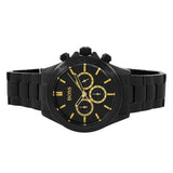 Hugo Boss Ikon Black Dial Black Steel Strap Watch for Men - 1513278 Authentic Buy Shop Now