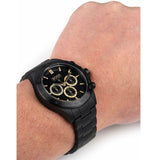 Hugo Boss Ikon Black Dial Black Steel Strap Watch for Men - 1513278 Authentic Buy Shop Now