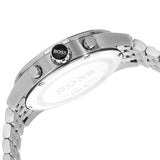 Hugo Boss Jet Black Dial Silver Steel Strap Watch for Men - 1513383 Authentic Buy Shop Now