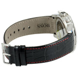 Hugo Boss Rafale Chronograph Black Dial Black Leather Strap Watch For Men - 1513390 Authentic Buy Shop Now