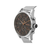 Hugo Boss Jet Chronograph Grey Dial Silver Mesh Bracelet Watch for Men - 1513440 Authentic Buy Shop Now