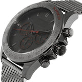 Hugo Boss Ikon Grey Dial Grey Mesh Bracelet Watch for Men - 1513443 Authentic Buy Shop Now