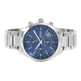 Hugo Boss Grand Prix Blue Dial Silver Steel Strap Watch for Men - 1513478 Authentic Buy Shop Now