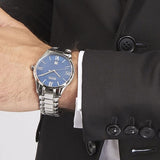Hugo Boss Governer Blue Dial Silver Steel Strap Watch for Men - 1513487 Authentic Buy Shop Now