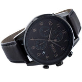 Hugo Boss Navigator Black Dial Black Leather Strap Watch for Men - 1513497 Authentic Buy Shop Now