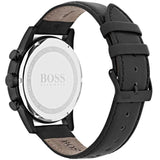 Hugo Boss Navigator Black Dial Black Leather Strap Watch for Men - 1513497 Authentic Buy Shop Now