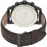 Hugo Boss Navigator Black Dial Black Leather Strap Watch for Men - 1513497 Authentic Buy Shop Now