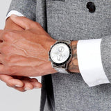 Hugo Boss Rafale Competitive Sport Silver Dial Silver Steel Strap Watch for Men - 1513511 Authentic Buy Shop Now