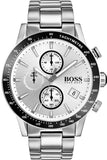 Hugo Boss Rafale Competitive Sport Silver Dial Silver Steel Strap Watch for Men - 1513511 Authentic Buy Shop Now