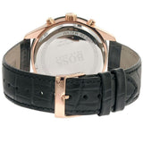 Hugo Boss Talent Chronograph Black Dial Black Leather Strap Watch For Men - 1513580 Authentic Buy Shop Now