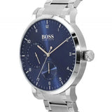 Hugo Boss Oxygen Chronograph Blue Dial Silver Steel Strap Watch for Men - 1513597 Authentic Buy Shop Now