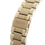 Hugo Boss Trophy White Dial Gold Steel Strap Watch for Men - 1513631 Authentic Buy Shop Now