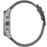 Hugo Boss Grand Prix White Dial Grey Leather Strap Watch for Men - 1513633 Authentic Buy Shop Now