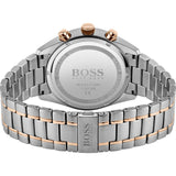 Hugo Boss Trophy Chronograph Grey Dial Silver Steel Strap Watch for Men - 1513634 Authentic Buy Shop Now