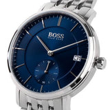 Hugo Boss Corporal Blue Dial Silver Steel Strap Watch for Men - 1513642 Authentic Buy Shop Now