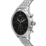 Hugo Boss Companion Black Dial Silver Steel Strap Watch for Men - 1513652 Authentic Buy Shop Now