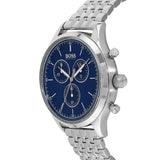 Hugo Boss Companion Blue Dial Silver Steel Strap Watch for Men - 1513653 Authentic Buy Shop Now