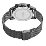 Hugo Boss Navigator Grey Dial Grey Mesh Bracelet Watch for Men - 1513674 Authentic Buy Shop Now