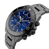 Hugo Boss Ocean Edition Navy Blue Dial Black Steel Strap Watch for Men - 1513743 Authentic Buy Shop Now
