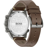 Hugo Boss Nomad Blue Dial Brown Leather Strap Watch for Men - 1513773 Authentic Buy Shop Now