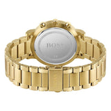 Hugo Boss Integrity Chronograph Grey Dial Gold Steel Strap Watch for Men - 1513781 Authentic Buy Shop Now