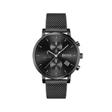 Hugo Boss Integrity Black Dial Black Mesh Bracelet Watch for Men - 1513813 Authentic Buy Shop Now