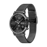 Hugo Boss Integrity Black Dial Black Mesh Bracelet Watch for Men - 1513813 Authentic Buy Shop Now