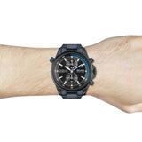 Hugo Boss Globetrotter Black Dial Black Steel Strap Watch for Men - 1513824 Authentic Buy Shop Now