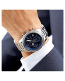 Hugo Boss Pilot Blue Dial Silver Steel Strap Watch for Men - 1513850 Authentic Buy Shop Now