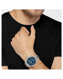 Hugo Boss Pilot Blue Dial Silver Steel Strap Watch for Men - 1513850 Authentic Buy Shop Now