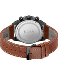 Hugo Boss Pilot Black Dial Brown Leather Strap Watch for Men - 1513851 Authentic Buy Shop Now