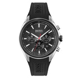 Hugo Boss Distinct Black Dial Black Rubber Strap Watch for Men - 1513855 Authentic Buy Shop Now